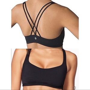 Lululemon Free To Be Sports Bra - Size 6, Black